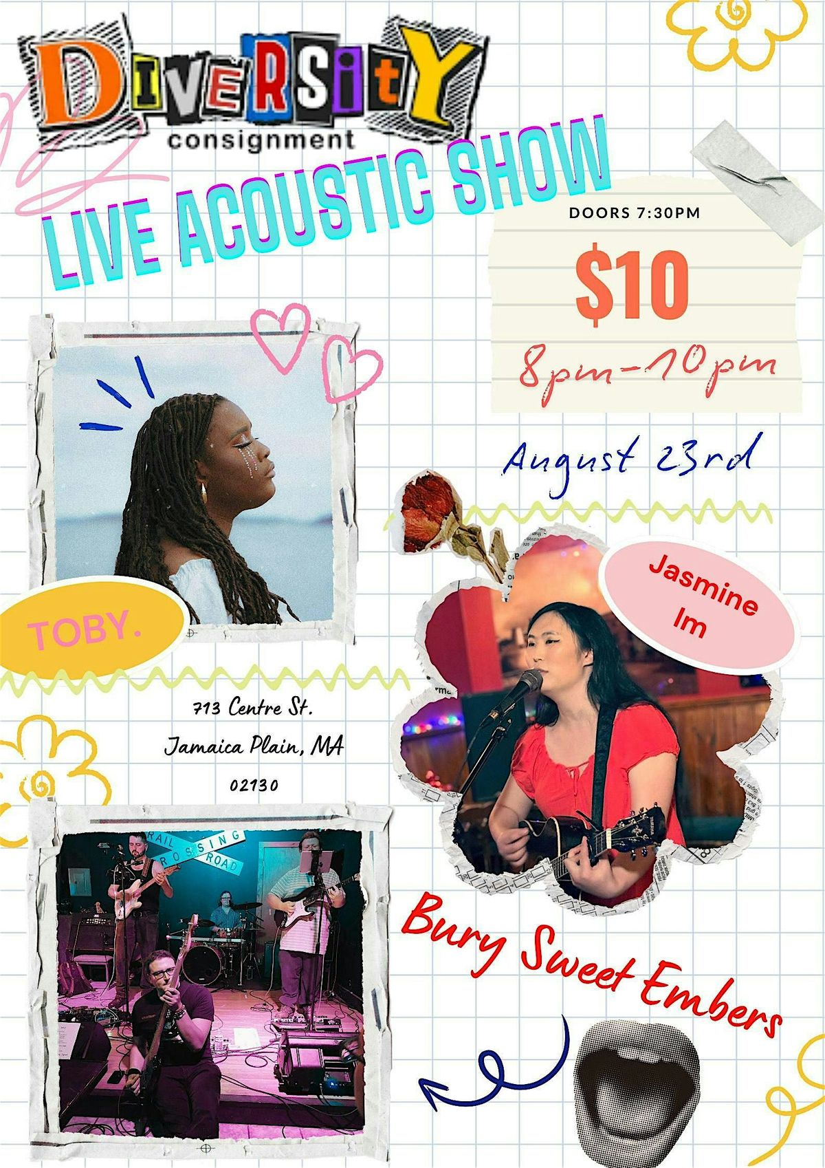 Live Acoustic Show ft TOBY Jasmine Im and Bury Sweet Embers