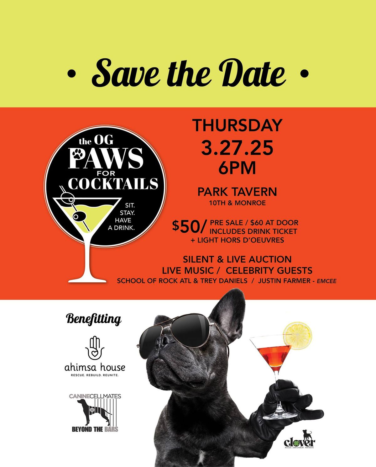 The OG Paws for Cocktails