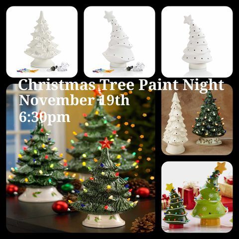 Christmas Tree Paint Night