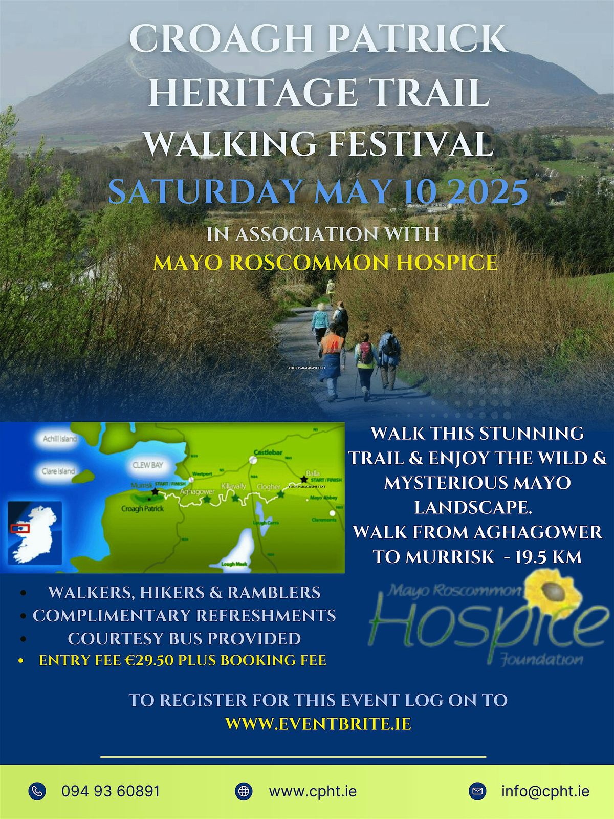 Croagh Patrick Heritage Trail Walking Festival 2025