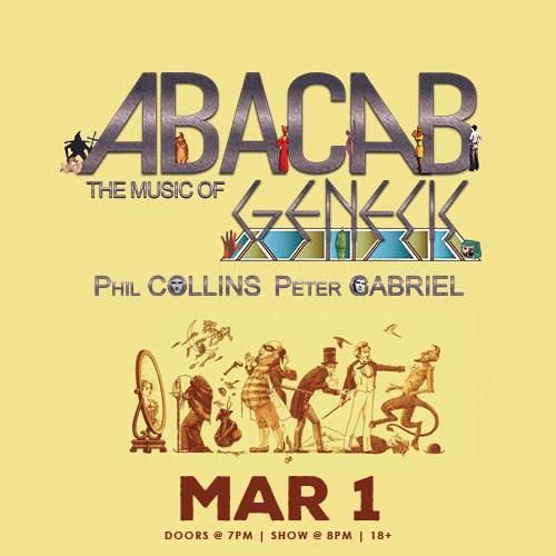 Abacab - The Music Of Genesis - Dania Beach FL