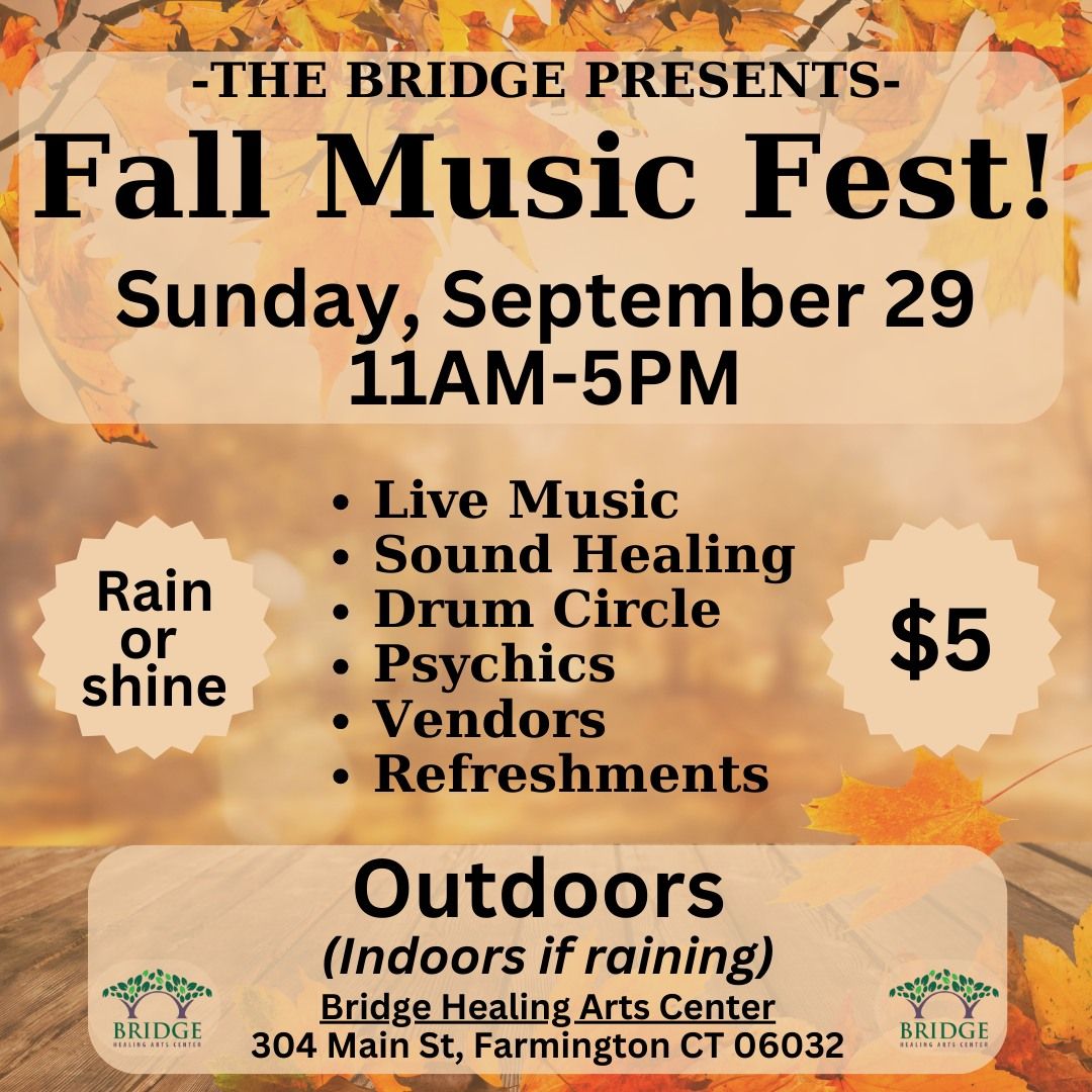 Fall Music Fest-Our largest outdoor fair of the year!