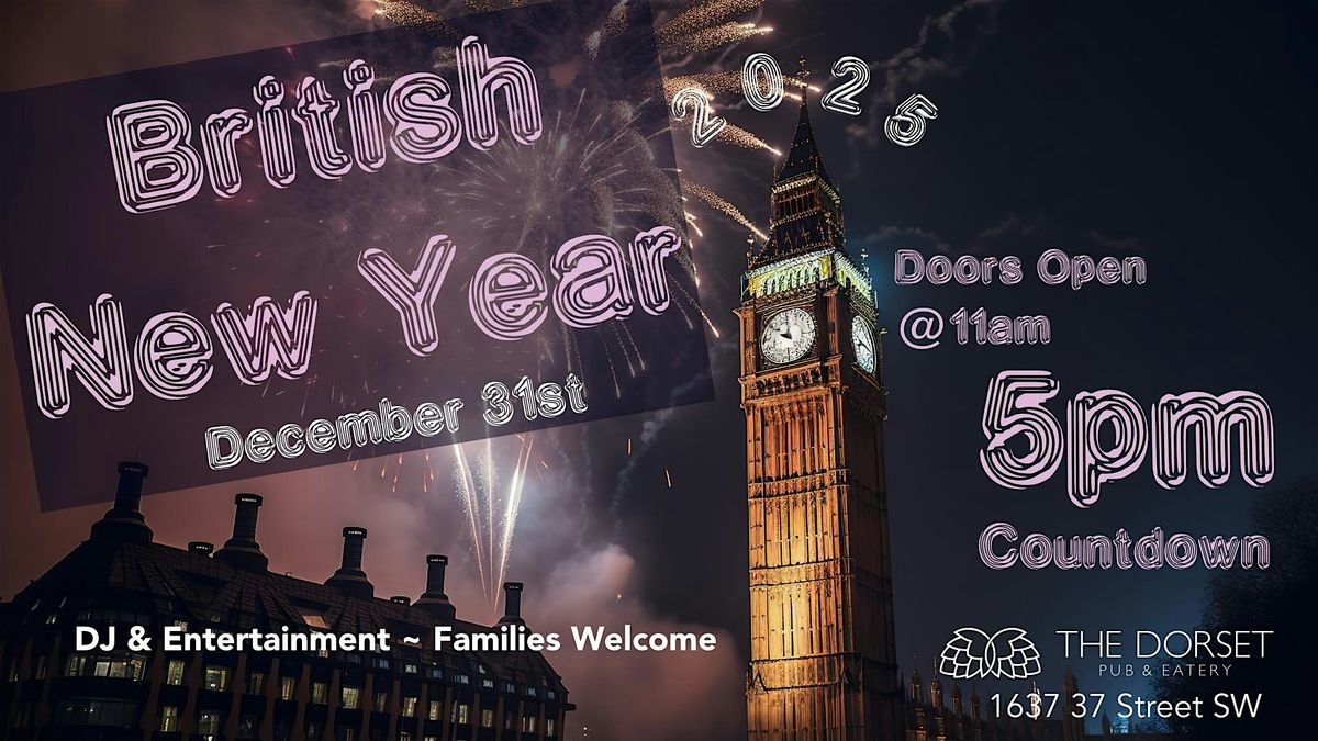 British New Years Countdown @ The Dorset 2025