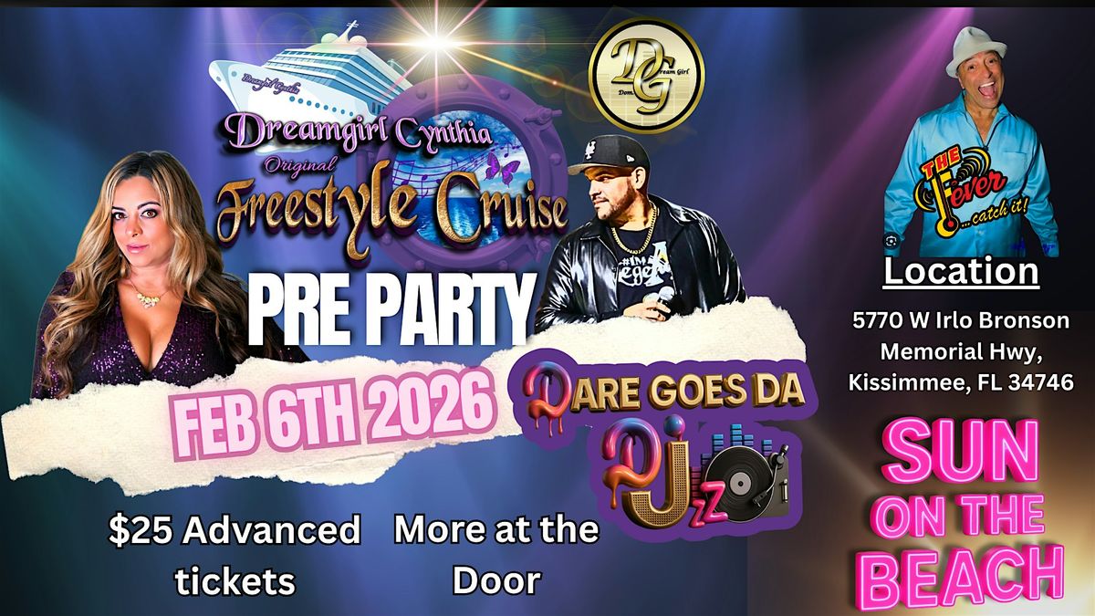 Dreamgirl Cynthia Freestyle Cruise Pre Party Feb 6,2026