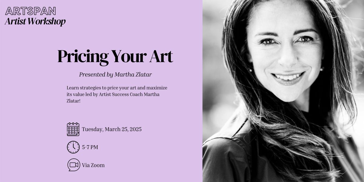 Artist Workshop: Pricing Your Art