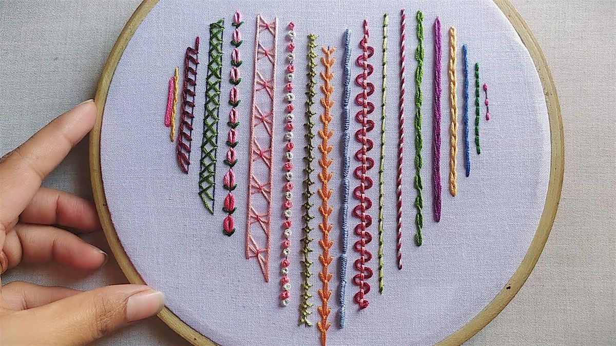 Beginners to Improvers - Hand Embroidery Course (5 Wks)