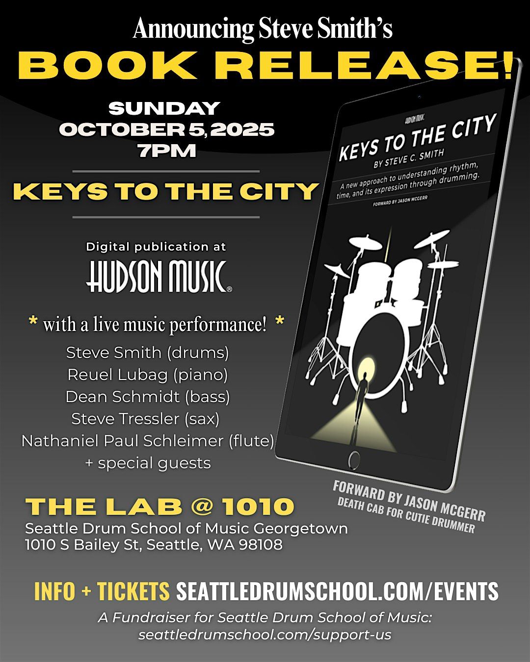 Steve Smith's Book Release + Live Show!