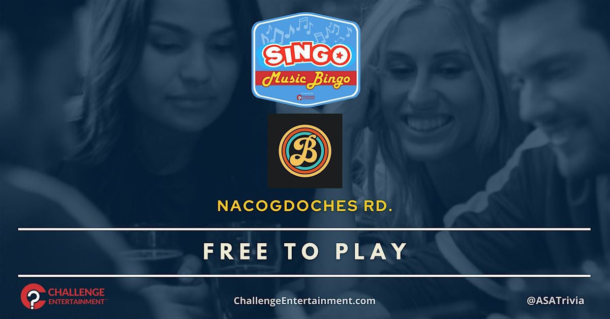 Weekly SINGO Music Bingo Nights at Bandit BBQ & Burgers - San Antonio