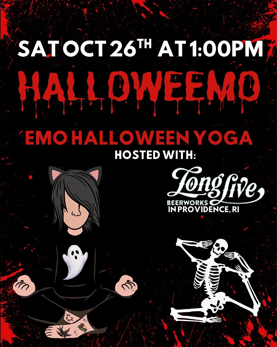 Halloween Emo Yoga at  Long Live Beerworks in PVD