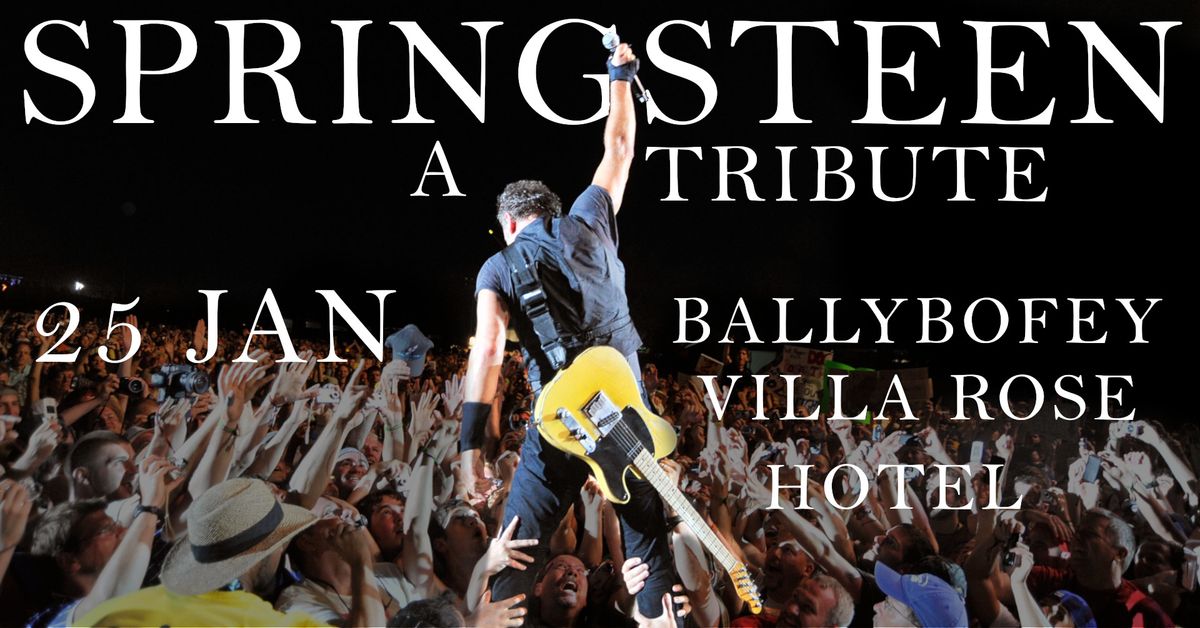 Springsteen - A Tribute Live @ Villa Rose Hotel