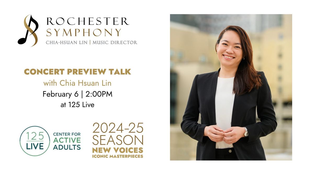 Concert Preview Talk with Chia-Hsuan Lin