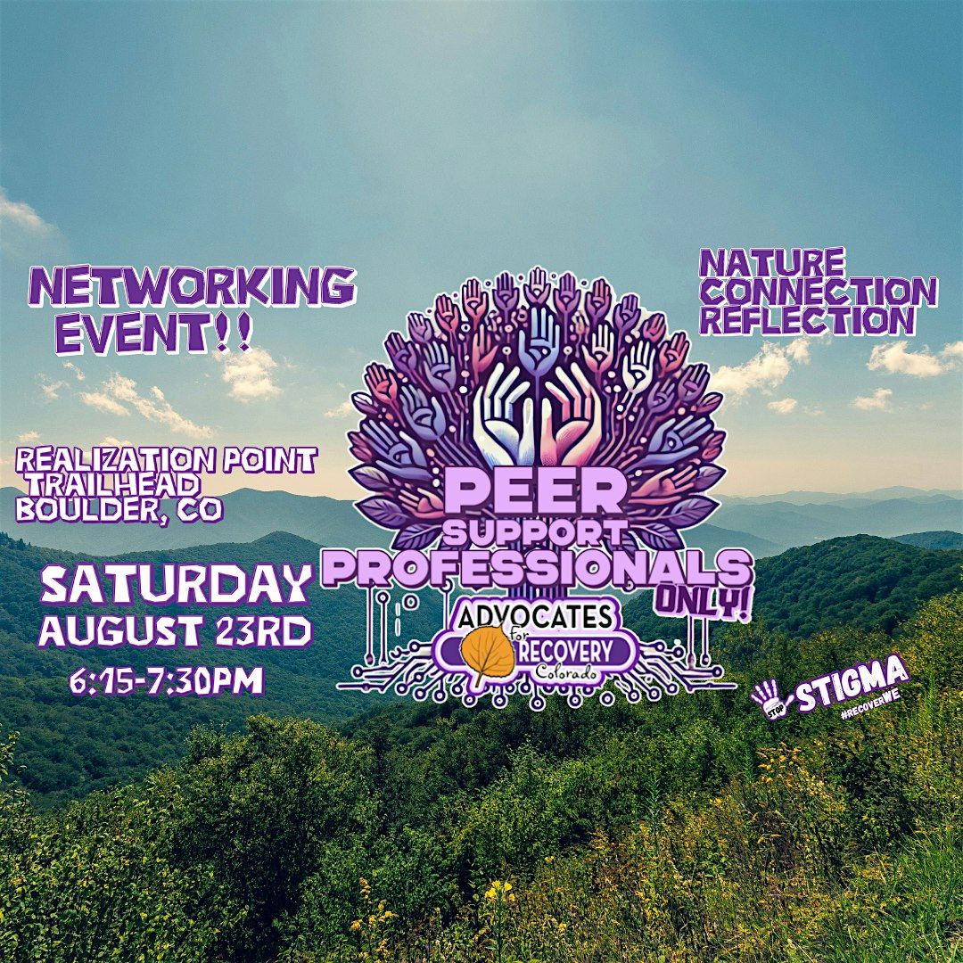 Peer Support Professionals  in the Park: Nature Connection, & Reflection