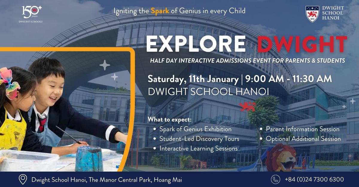 Explore Dwight - Half Day Interactive Admissions Event For Parents And Students