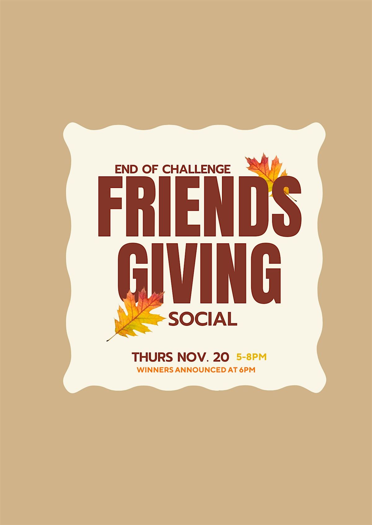 Friendsgiving Social