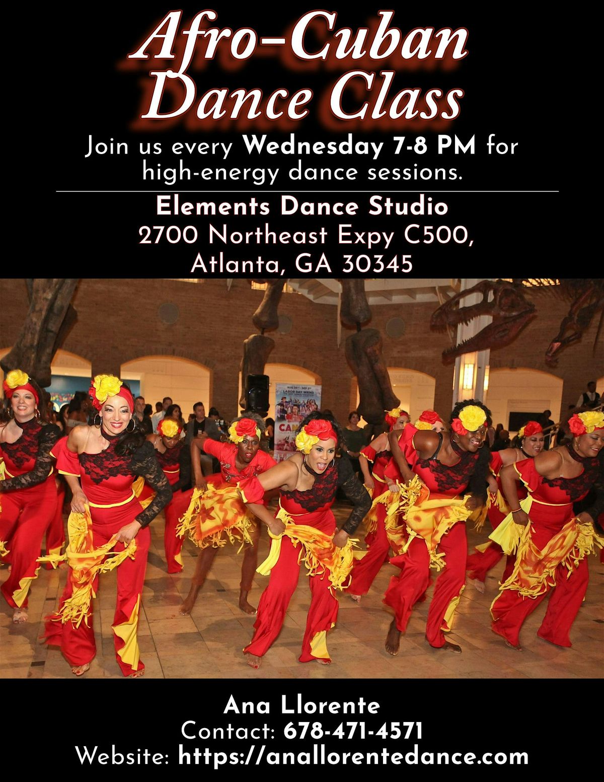 Afro Cuban dance by Ana Llorente for all levels!