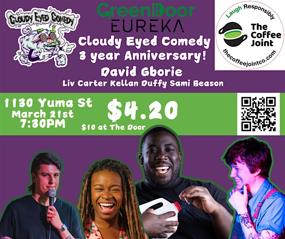 Cloudy Eyed Comedy 3 Year Anniversary!