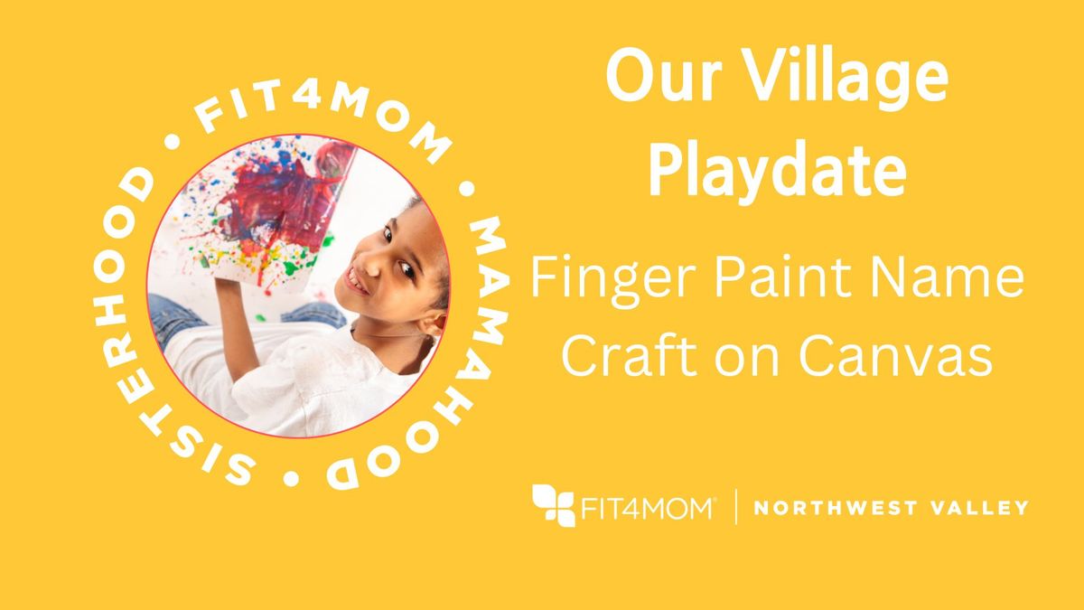 Peoria Craft-Finger Painting Keepsakes