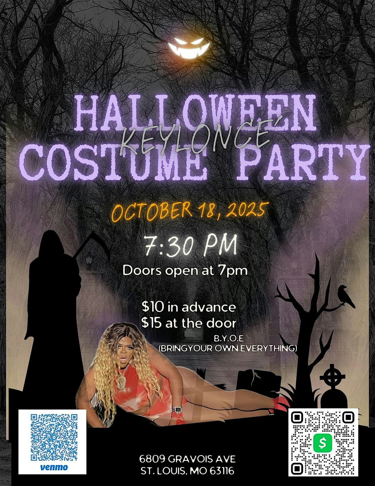 Halloween Drag Show with Keylonce'