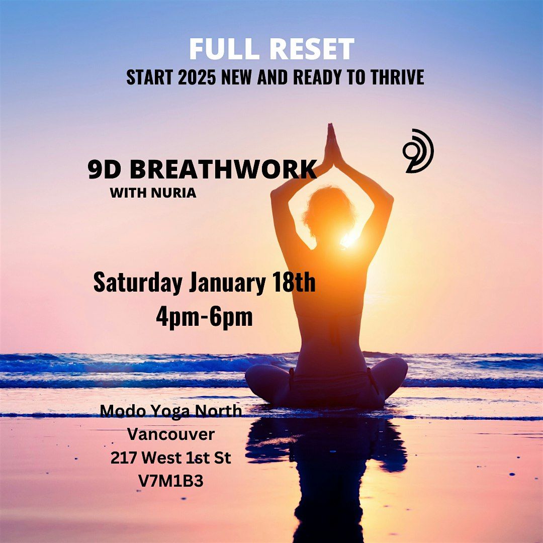 9D BREATHWORK: FULL RESET AT MODO YOGA NORTH VANCOUVER