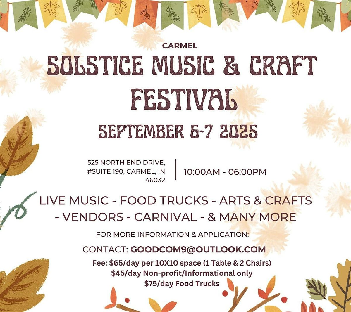CARMEL SOLSTICE MUSIC AND CRAFTFESTIVAL