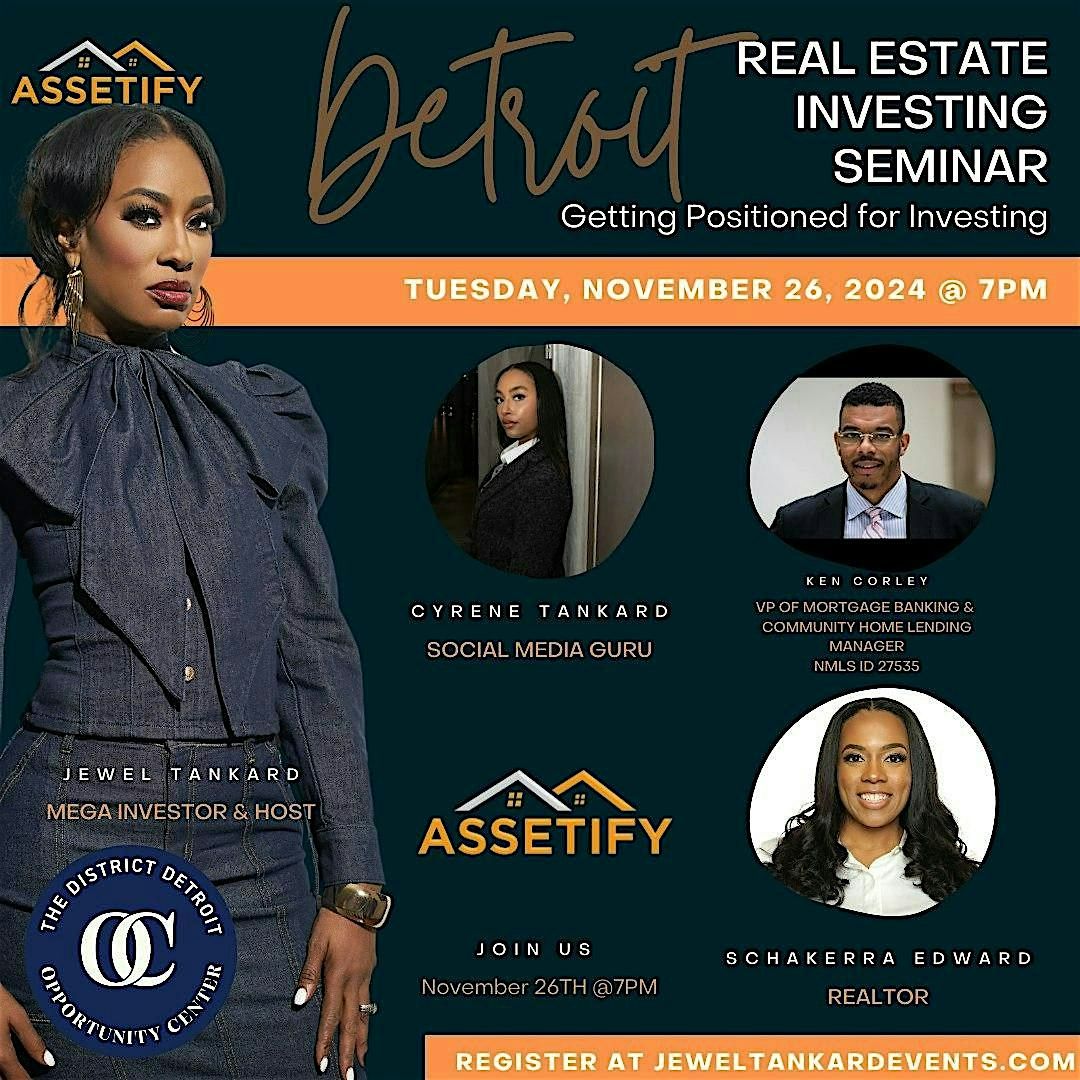 REAL ESTATE INVESTING SEMINAR