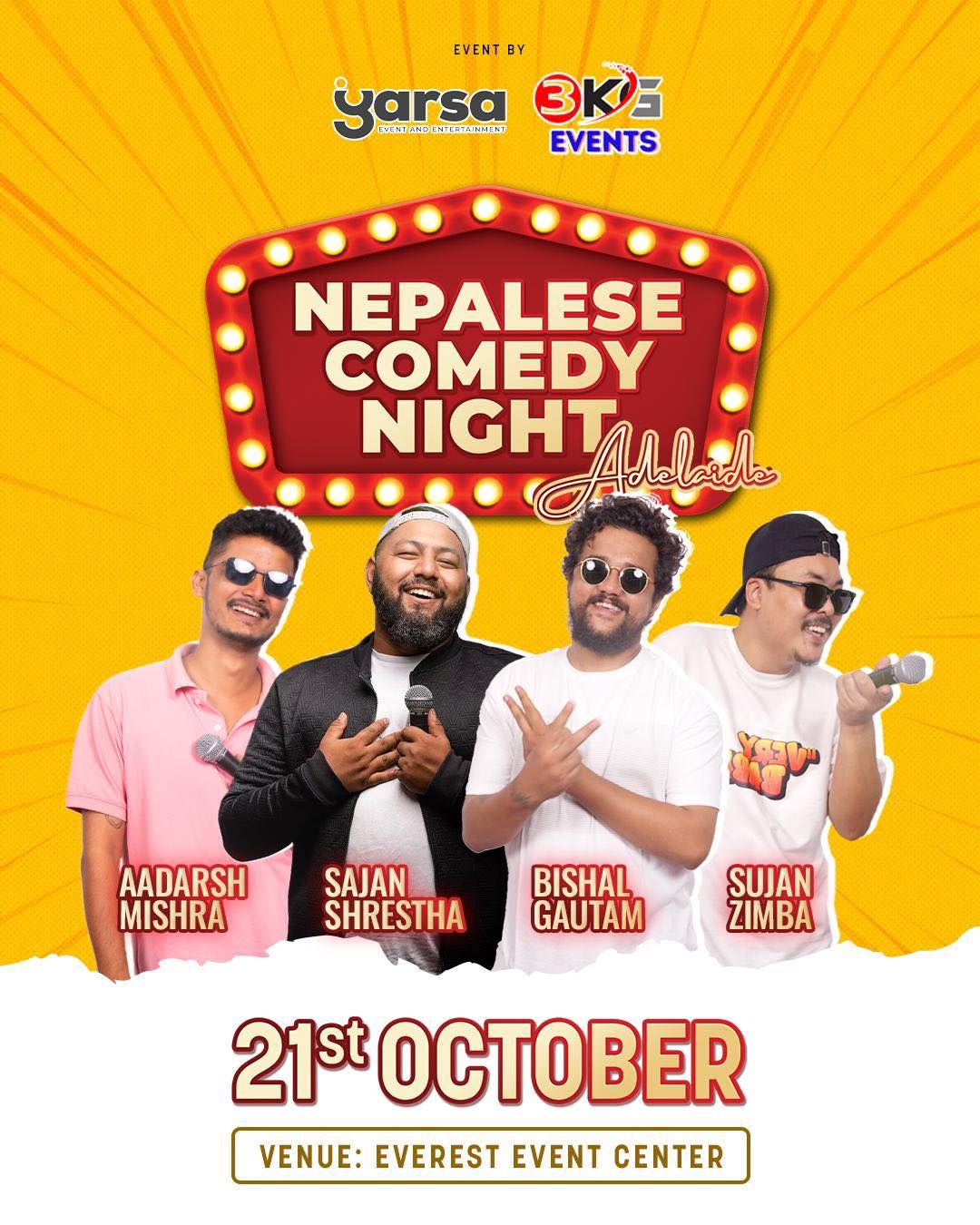 Nepalese comedy night Adelaide 2024 