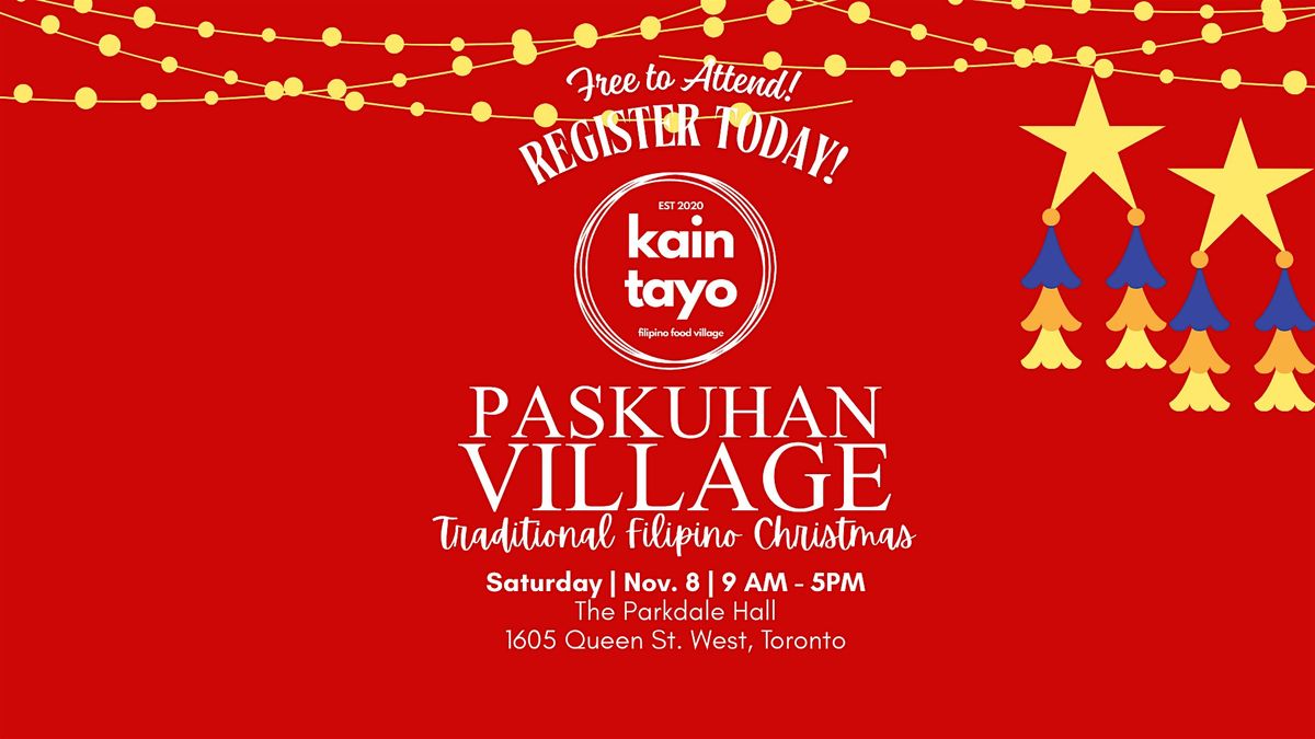 Kain Tayo sa Paskuhan Village