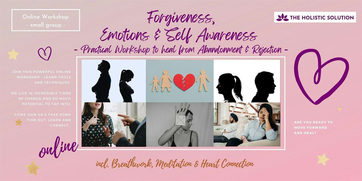 Forgiveness Workshop w. Breathwork & Meditation (Online)