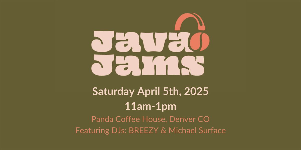 Java Jams 4\/5\/25 Panda Coffee House Denver