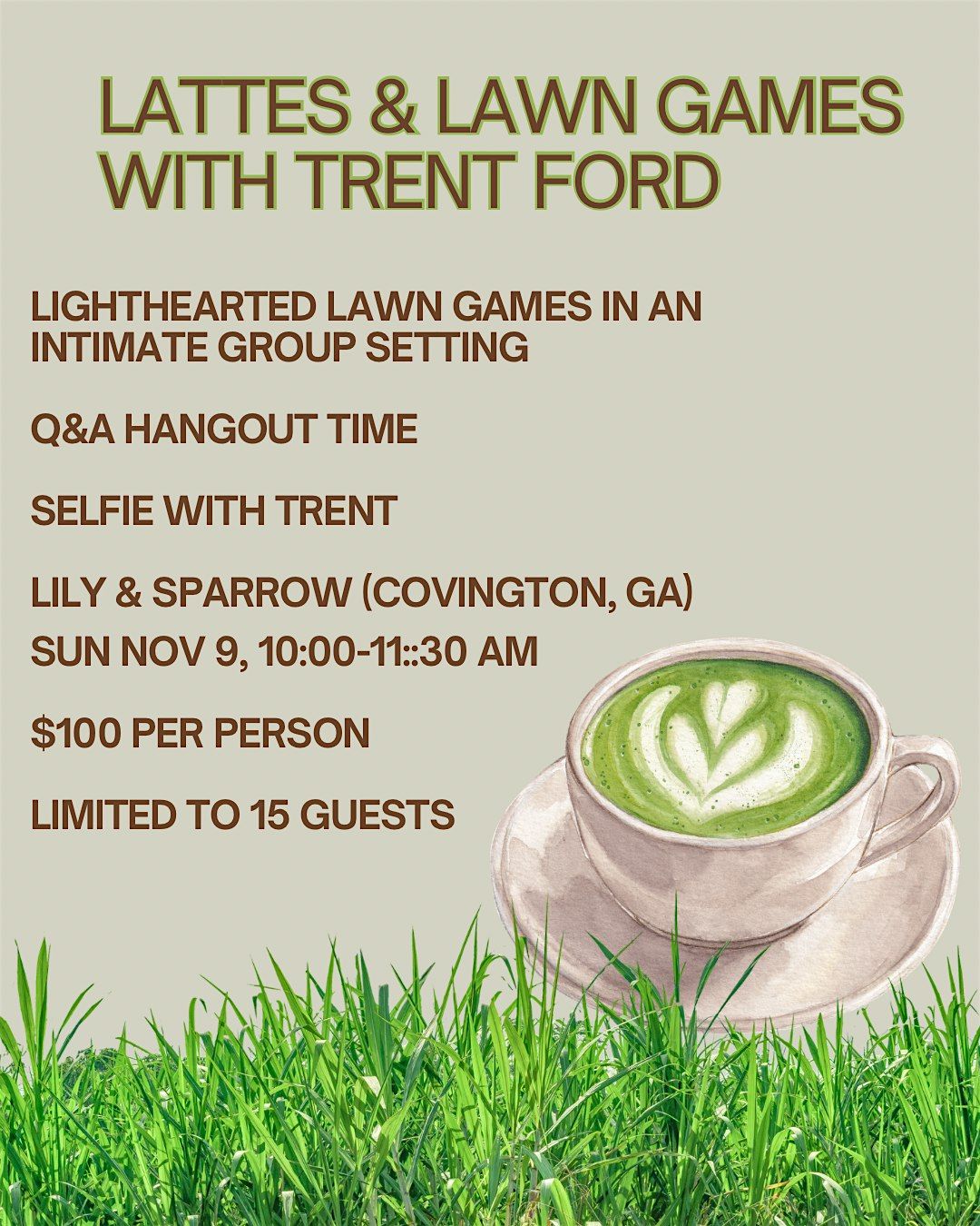 Trent Ford Sunday 10 AM Meet & Greet
