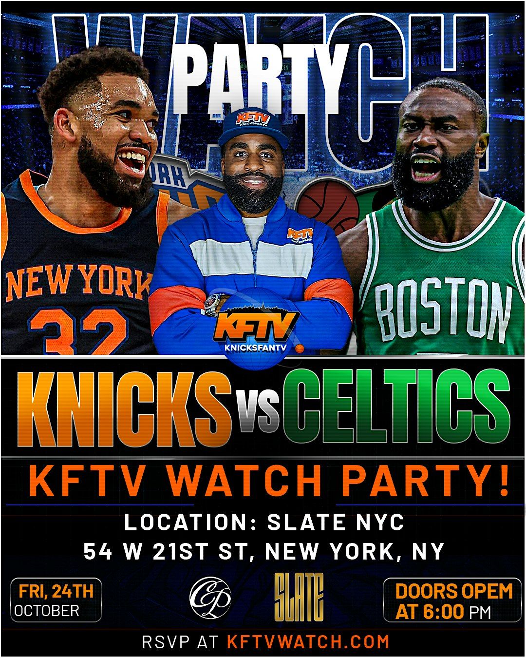 Knicks vs Celtics Watch Party Hosted By Knicks Fan TV