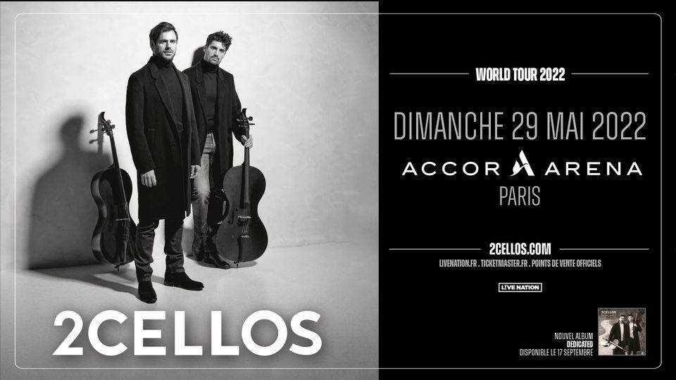 2CELLOS | Accor Arena, Paris - 29 mai 2022