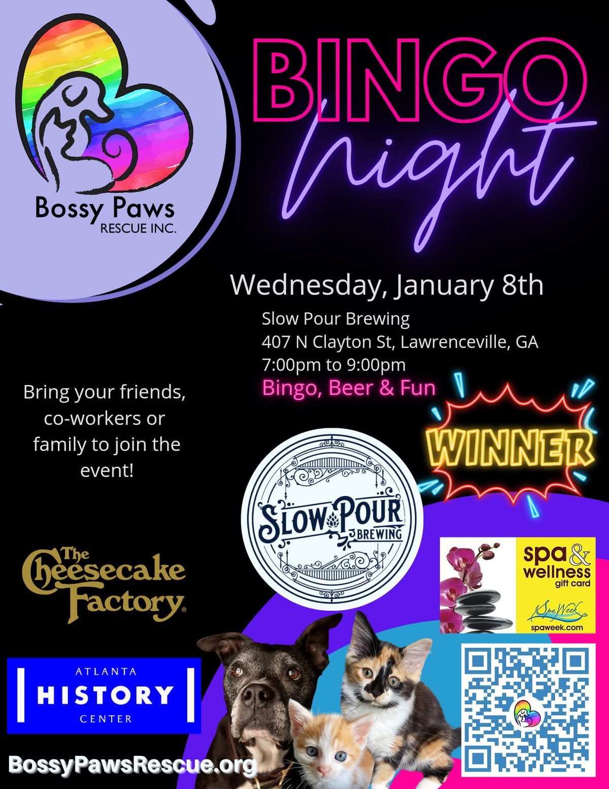 Bingo with Bossy Paws