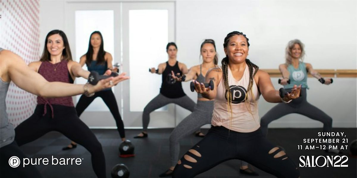 Pure Barre Pop-Up at Salon22