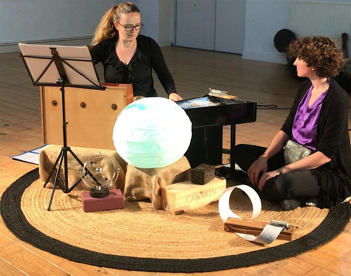 Anne Veinberg (toy piano\/piano) and Wilma Pistorius (cello)