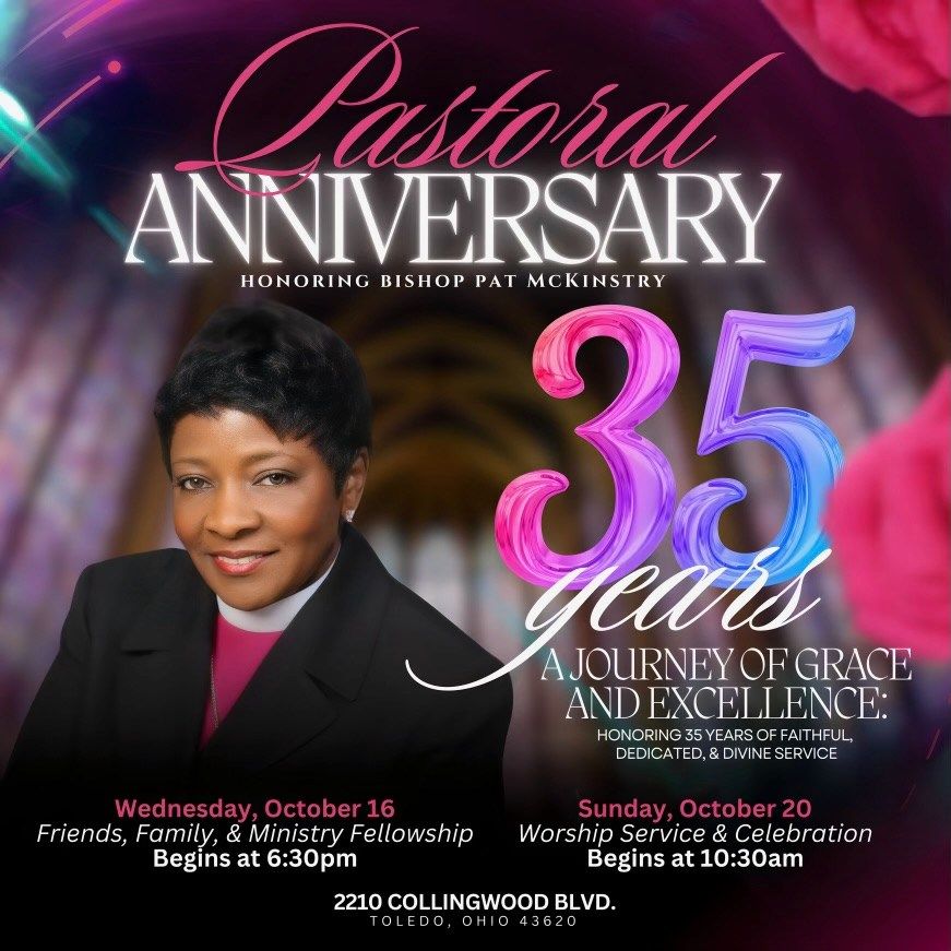 Bishop Pat McKinstry's 35th Pastoral Anniversary 