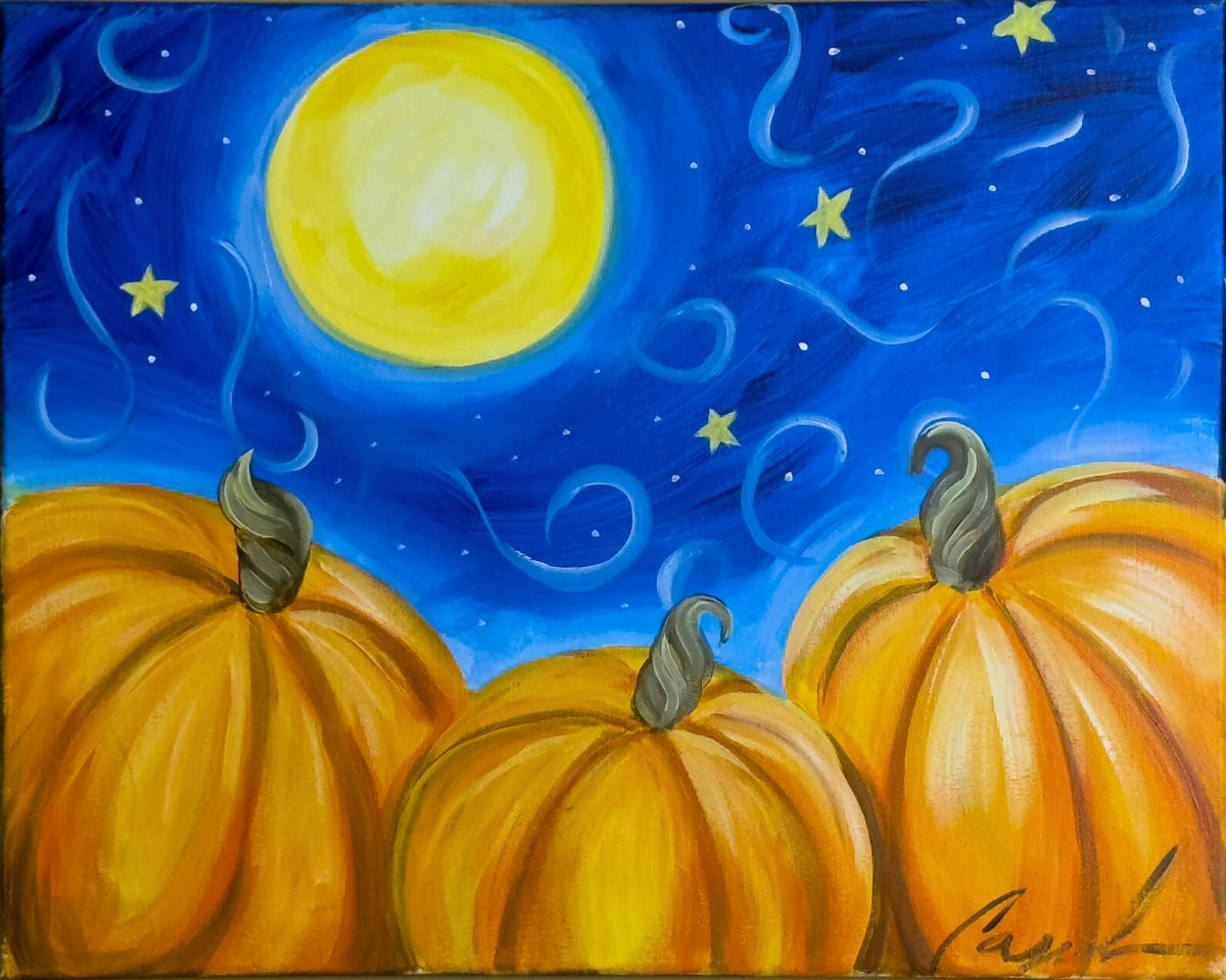 Toledo Paint and Sip Party - Midnight Pumpkins