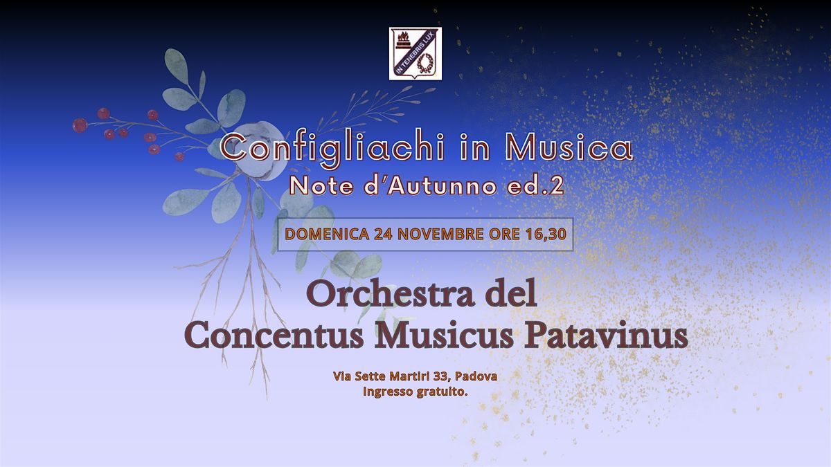 Orchestra del Concentus Musicus Patavinus | Configliachi in Musica