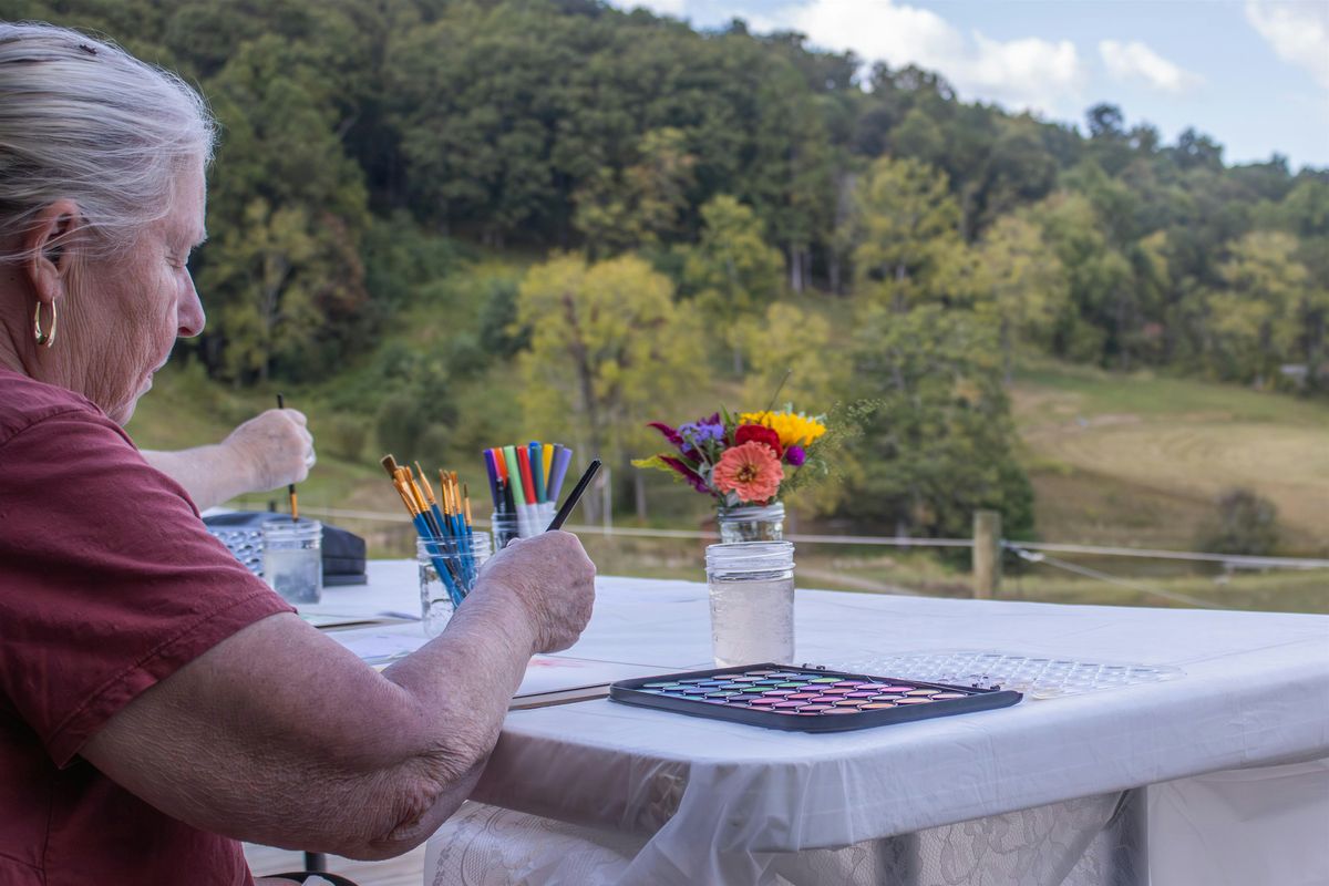 Somatic Art Mini-Retreat: Painting with Presence at the Farm