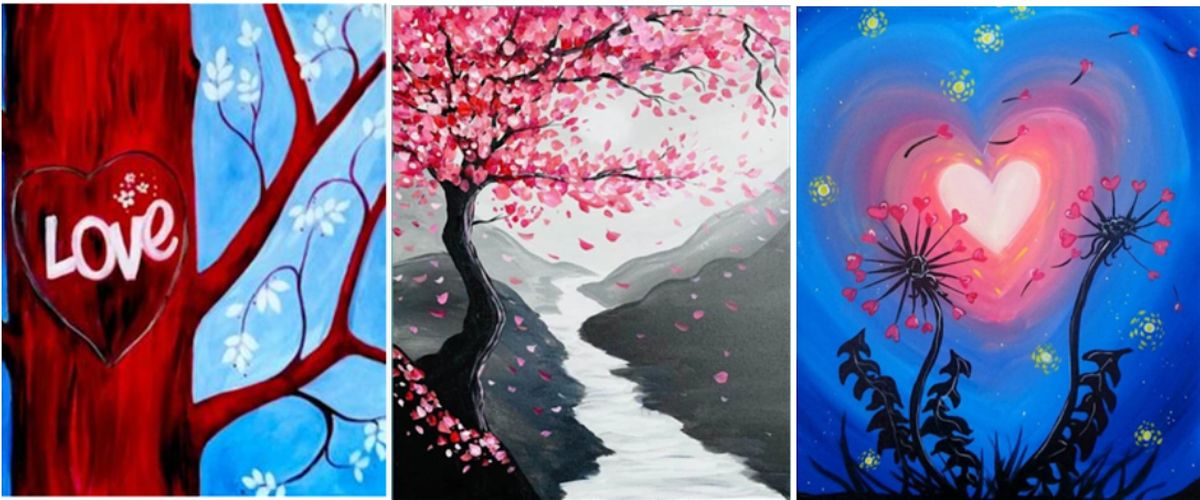 Paint & Sip at TruFitness: Create your own Masterpiece (Valentine's Theme)