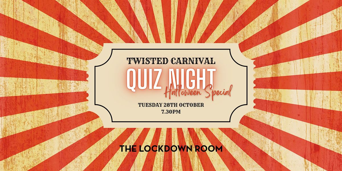 Quiz Night - Halloween Special