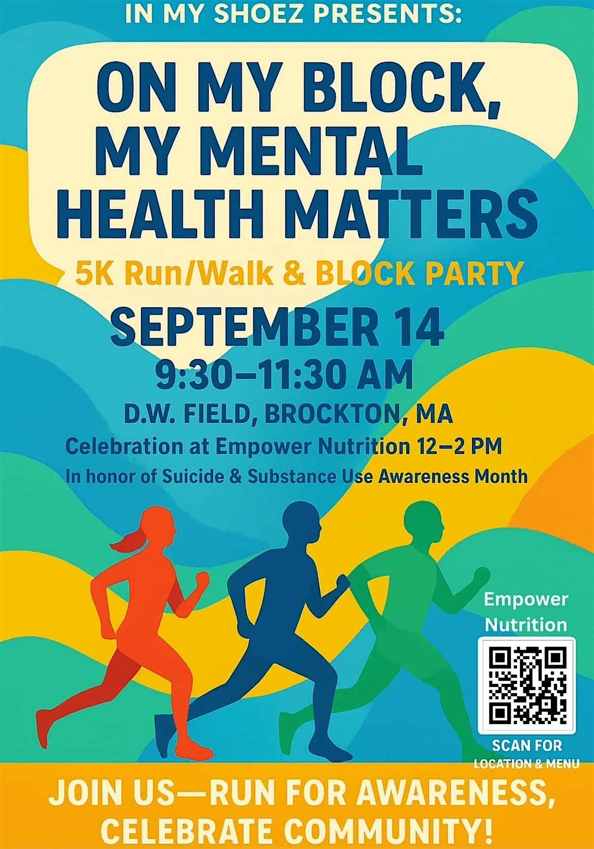 On My Block, My Mental Health Matters 5K Run\/Walk & Block Party
