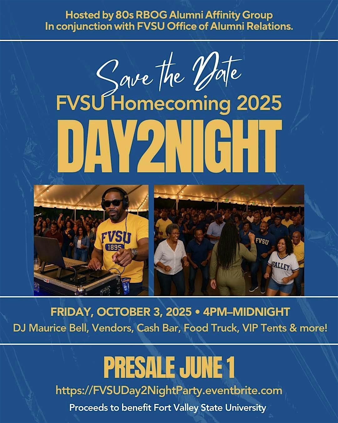 FVSU Alumni Homecoming DAY-2-NIGHT Party 2025