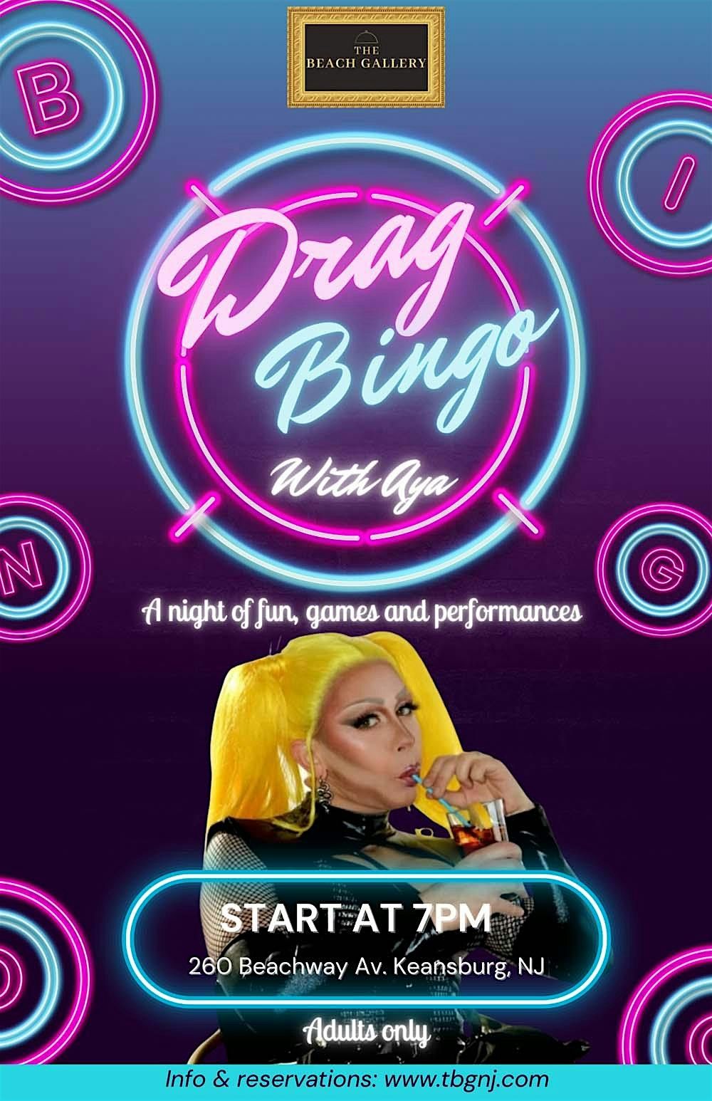 Drag Bingo Night at The Beach Gallery