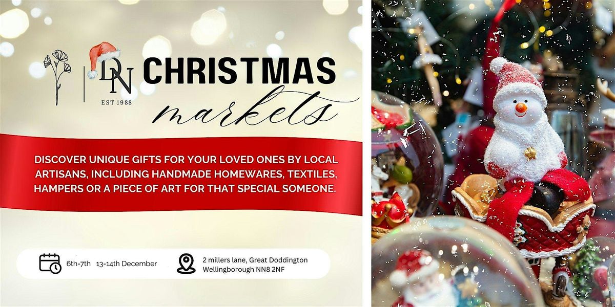 Christmas Market Weekends at Doddington Nurseries