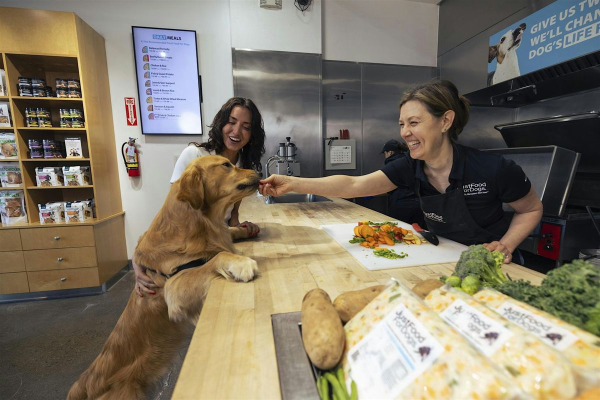 Your Dog's Invited! Meet the Chef at JustFoodforDogs
