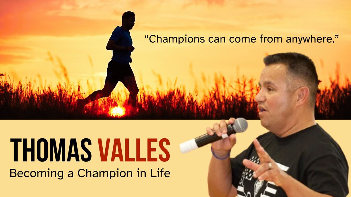 Presentation by Thomas Valles - #1 Runner for McFarland HS Championship Cross Country Team  