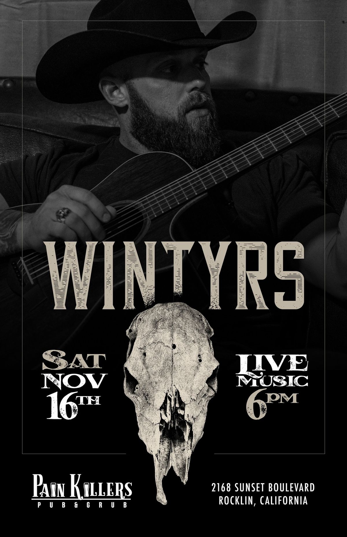 LIVE MUSIC: WINTYRS AT PAINKILLERS ROCKLIN 