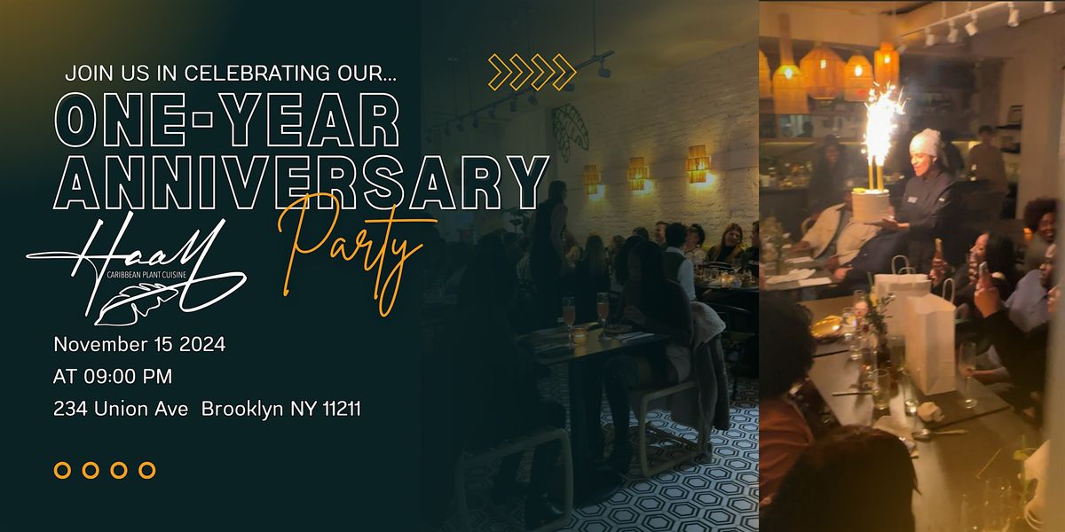 HAAM our First Anniversary Celebration!