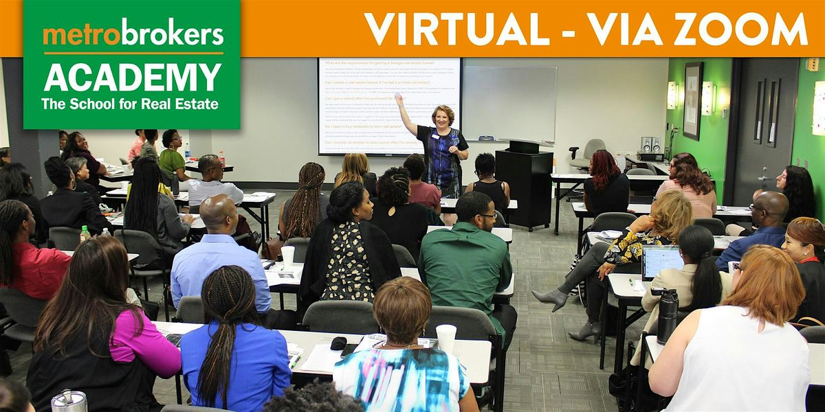 Real Estate Pre-License Class - Virtual Evening Class (Rachelle Bassey)